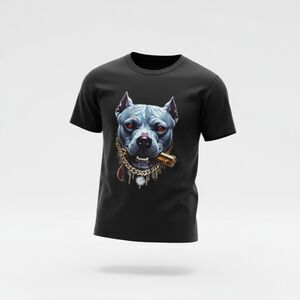 Street‑King Pitbull Graphic Tee – Size L